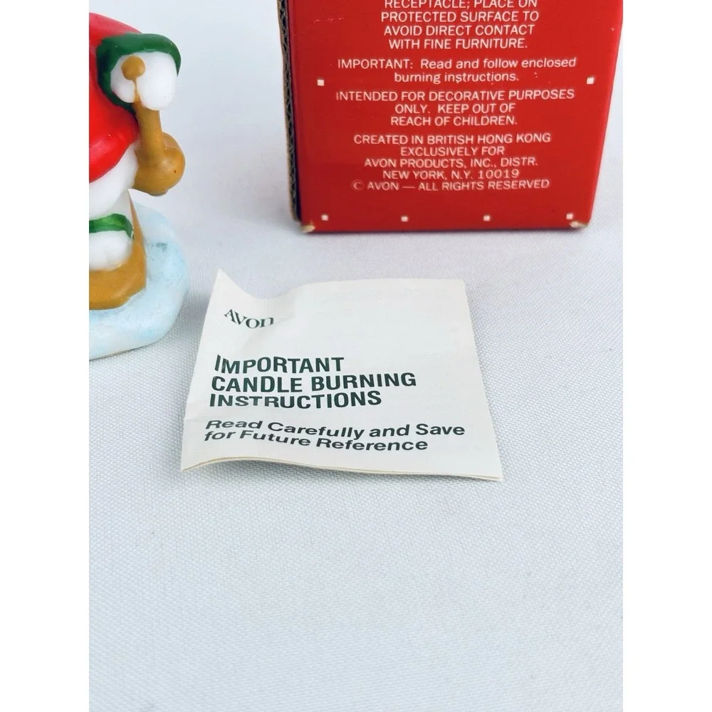 Avon‎ Gift Collection North Pole Pals Candle Ornament- Polar Bear Vintage 1988